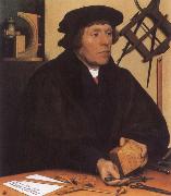 HOLBEIN, Hans the Younger Portrait of Nikolaus Kratzer,Astronomer oil painting on canvas